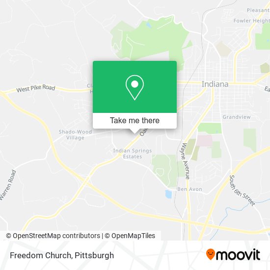 Mapa de Freedom Church