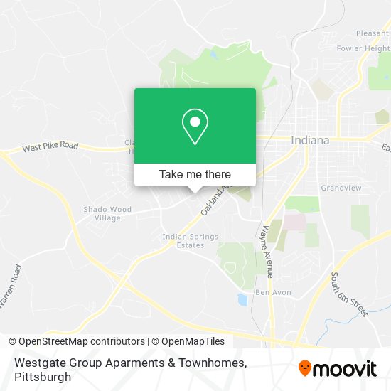 Westgate Group Aparments & Townhomes map