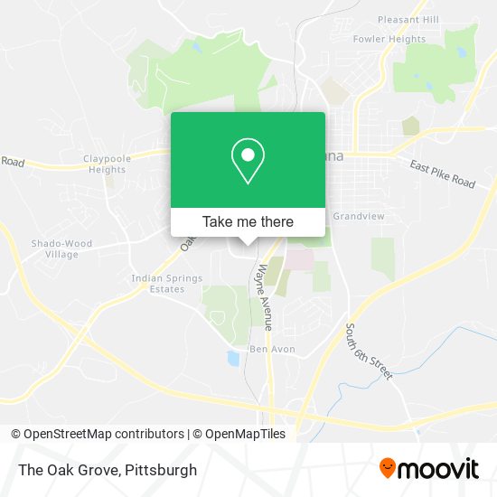 Mapa de The Oak Grove