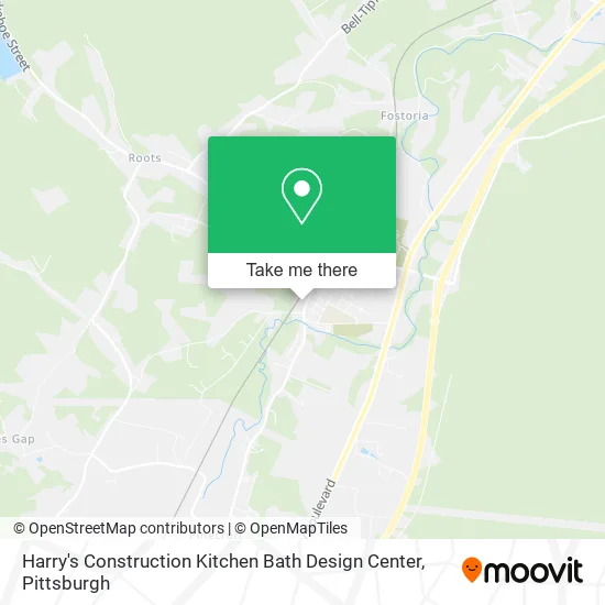 Harry's Construction Kitchen Bath Design Center map