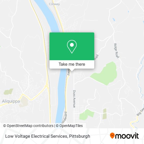 Low Voltage Electrical Services map