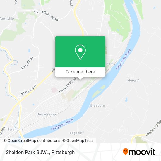 Sheldon Park BJWL map