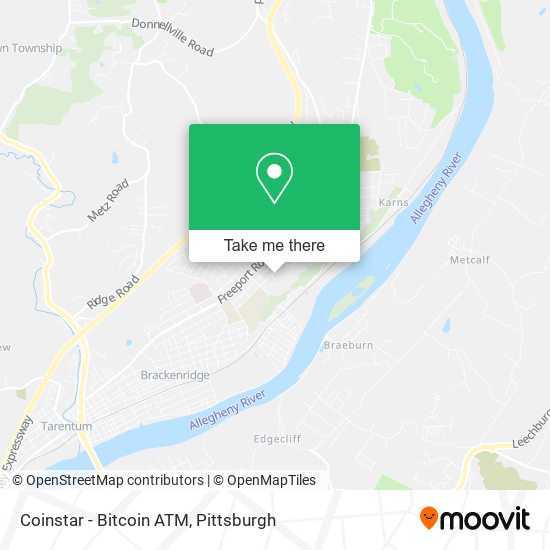 Mapa de Coinstar - Bitcoin ATM