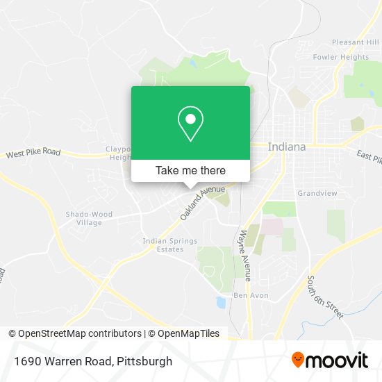 1690 Warren Road map