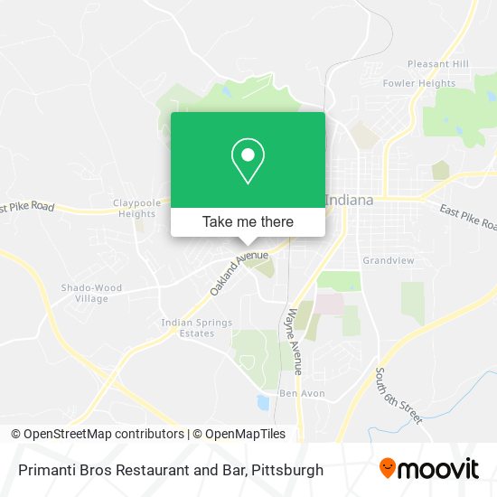 Mapa de Primanti Bros Restaurant and Bar