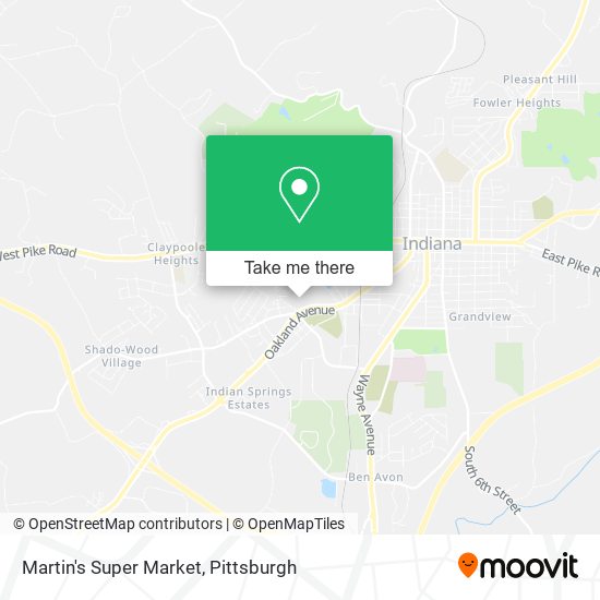 Martin's Super Market map