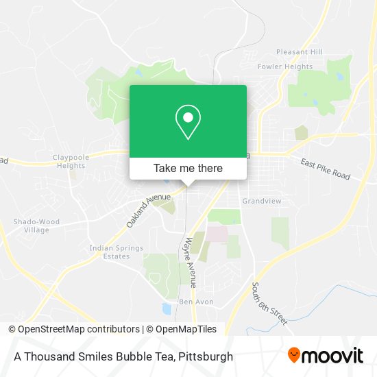 Mapa de A Thousand Smiles Bubble Tea