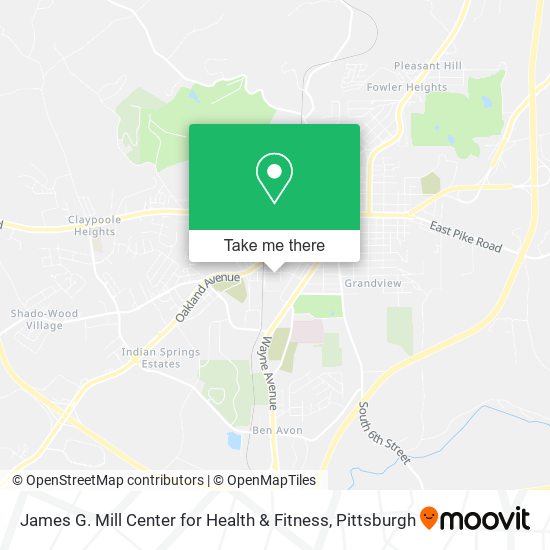James G. Mill Center for Health & Fitness map