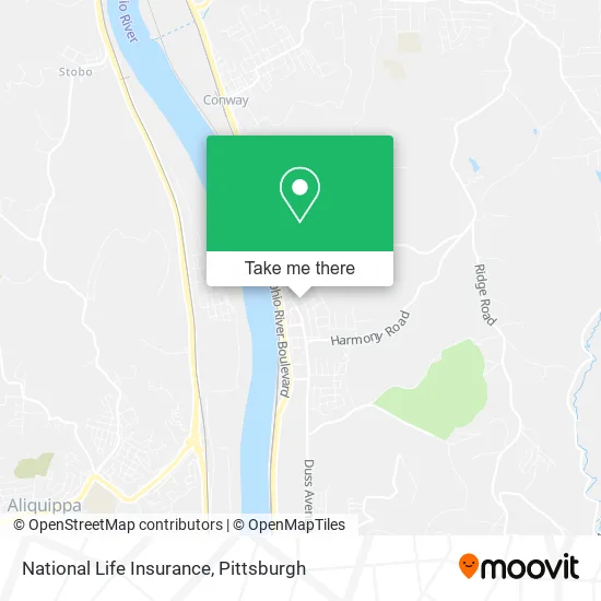 National Life Insurance map