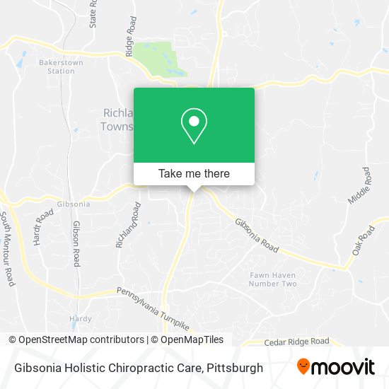 Mapa de Gibsonia Holistic Chiropractic Care