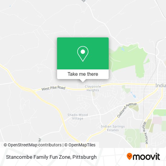 Stancombe Family Fun Zone map