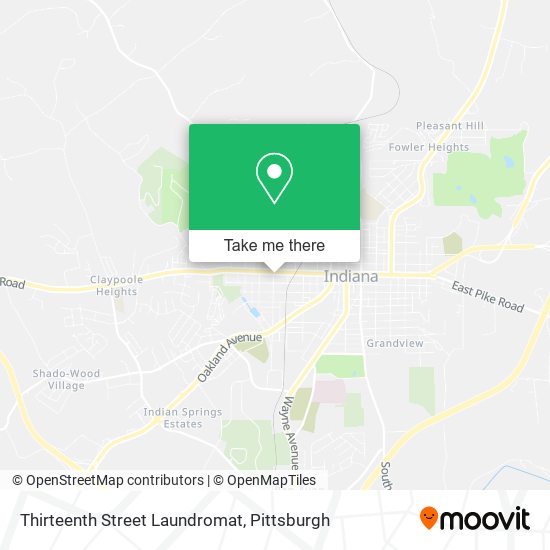 Mapa de Thirteenth Street Laundromat