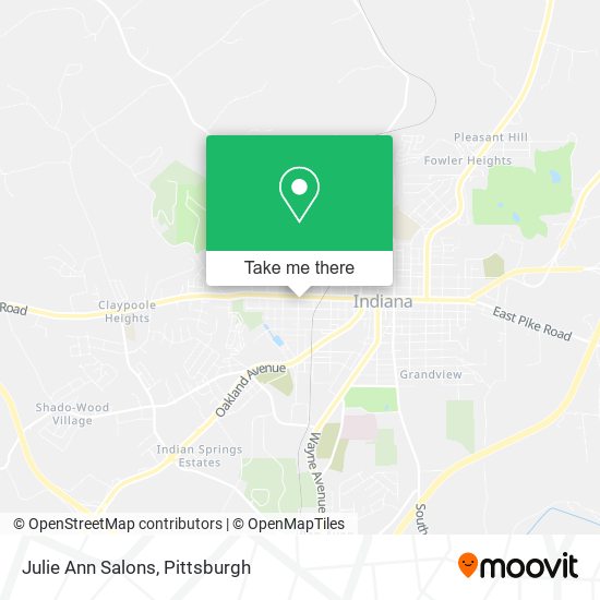 Mapa de Julie Ann Salons