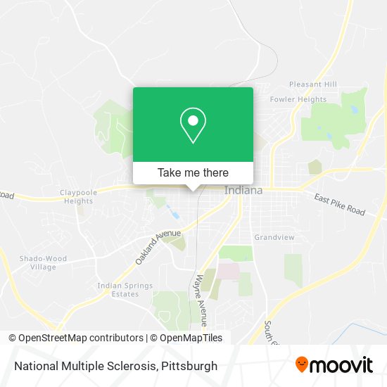 National Multiple Sclerosis map