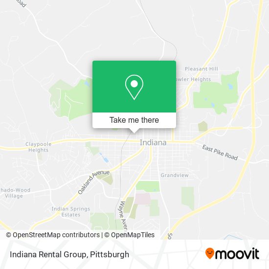 Indiana Rental Group map