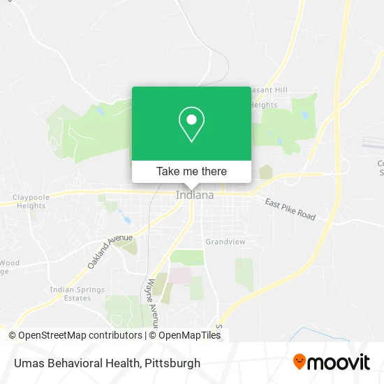 Umas Behavioral Health map
