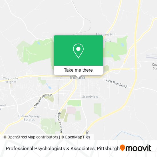 Mapa de Professional Psychologists & Associates