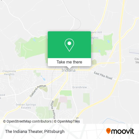 Mapa de The Indiana Theater