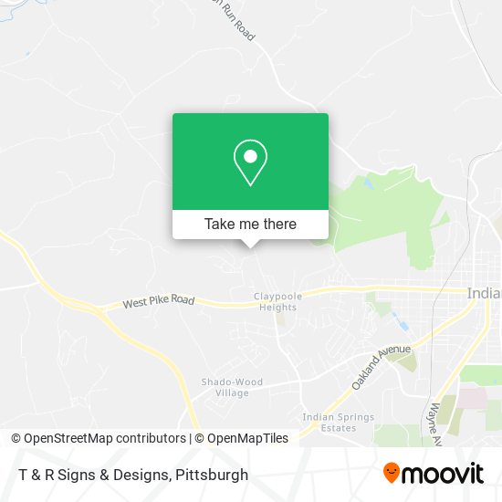 Mapa de T & R Signs & Designs