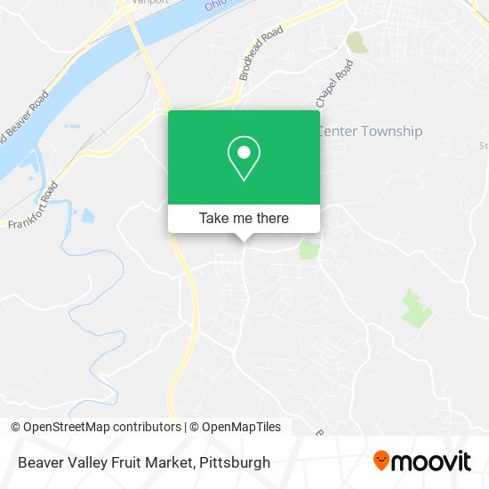 Beaver Valley Fruit Market map