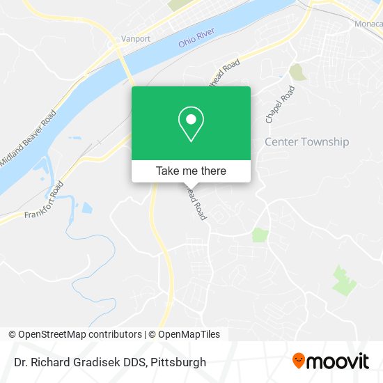 Dr. Richard Gradisek DDS map