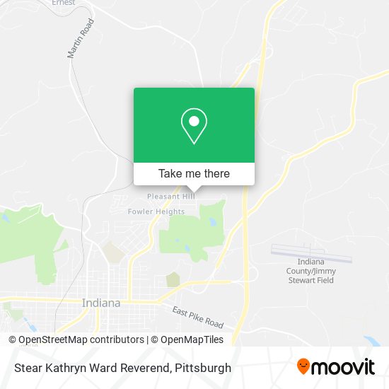 Stear Kathryn Ward Reverend map