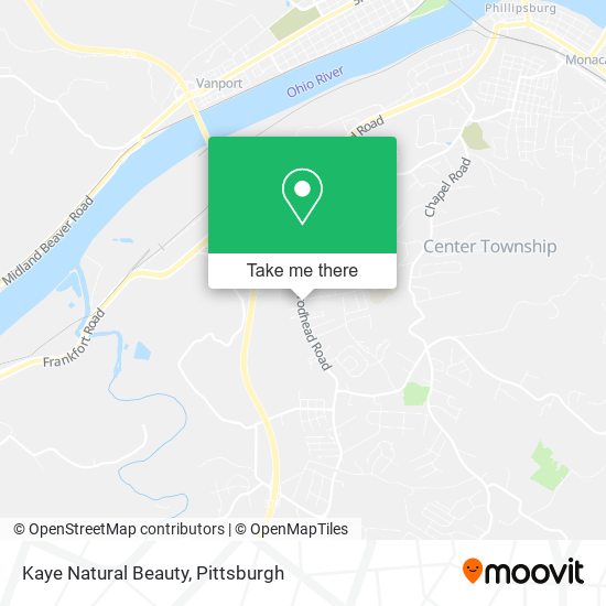 Kaye Natural Beauty map