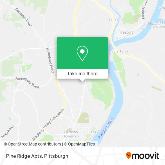 Mapa de Pine Ridge Apts