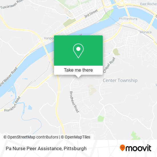 Mapa de Pa Nurse Peer Assistance
