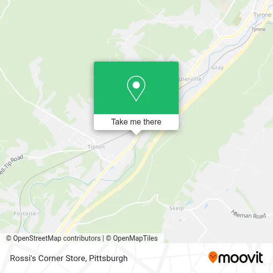 Rossi's Corner Store map