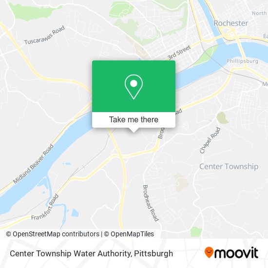 Center Township Water Authority map