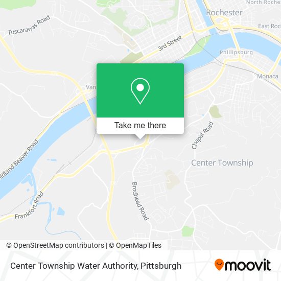 Center Township Water Authority map