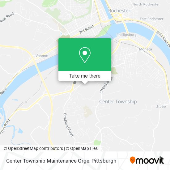 Center Township Maintenance Grge map