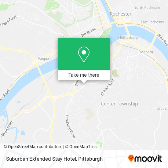 Suburban Extended Stay Hotel map