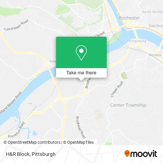 H&R Block map