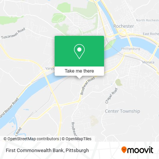 Mapa de First Commonwealth Bank