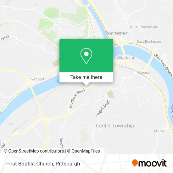 First Baptist Church map