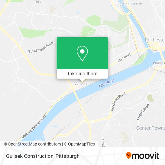 Gullsek Construction map
