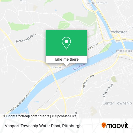 Vanport Township Water Plant map