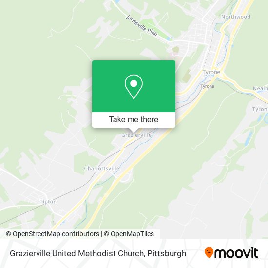Mapa de Grazierville United Methodist Church
