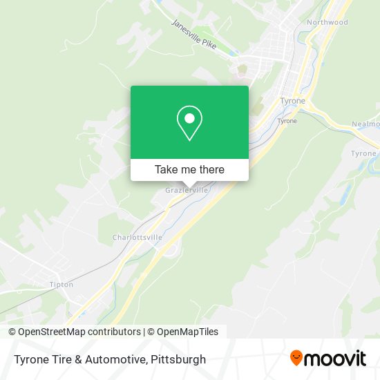 Tyrone Tire & Automotive map