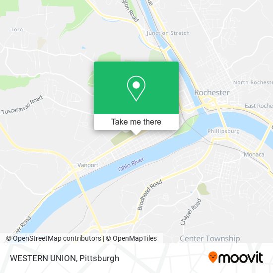 Mapa de WESTERN UNION