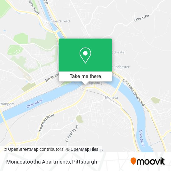 Mapa de Monacatootha Apartments