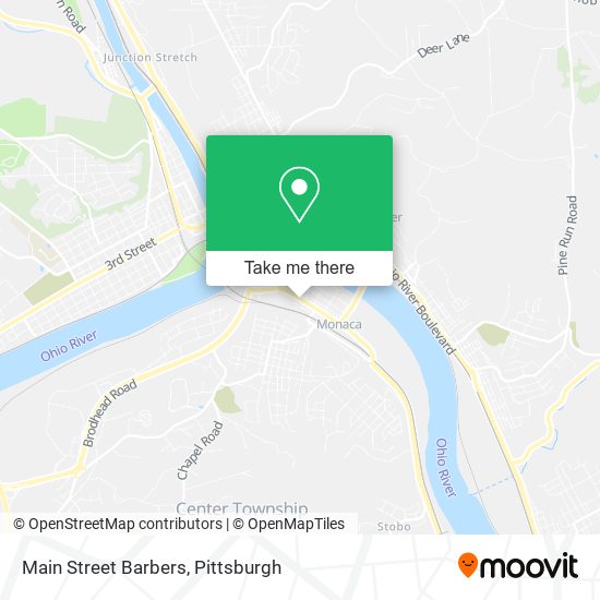 Main Street Barbers map