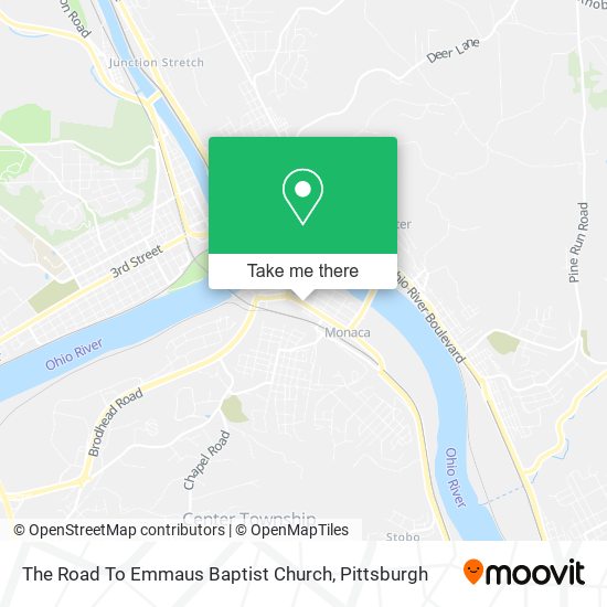 Mapa de The Road To Emmaus Baptist Church