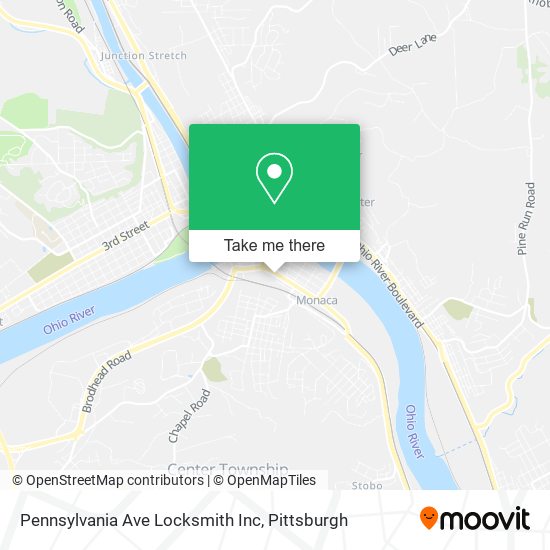 Mapa de Pennsylvania Ave Locksmith Inc