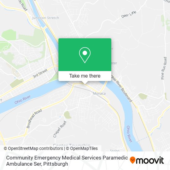 Community Emergency Medical Services Paramedic Ambulance Ser map