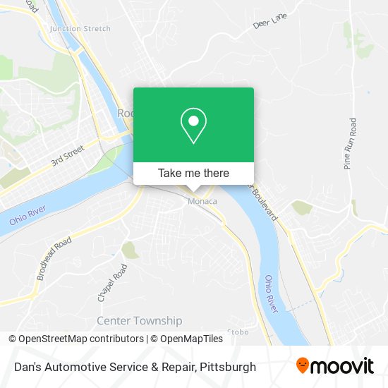 Mapa de Dan's Automotive Service & Repair