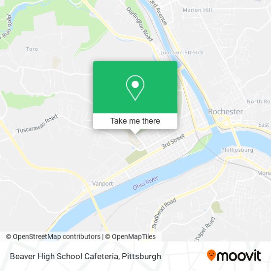 Beaver High School Cafeteria map