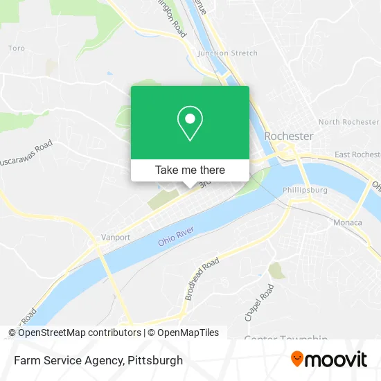 Farm Service Agency map